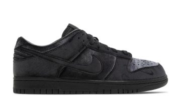 Nike Dunk Low Dover Street Market Triple Black Velvet