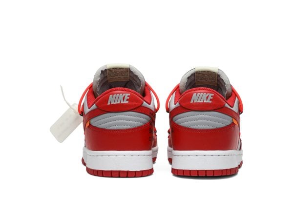 nike dunk low off white university red3