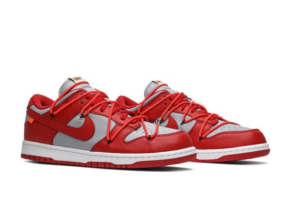 nike dunk low off white university red5