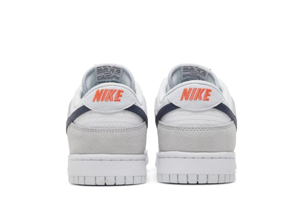 Nike Dunk Low White Grey Navy Aqua Mini Swoosh - FJ4227-001