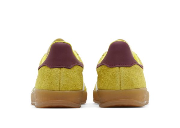 adidas gazelle indoor bright yellow collegiate burgundy (w)3