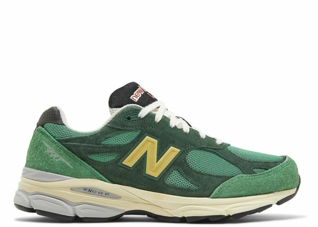 New Balance 990v3 MiUSA Varsity Green Gold - M990GG3 | Sneaker Baker