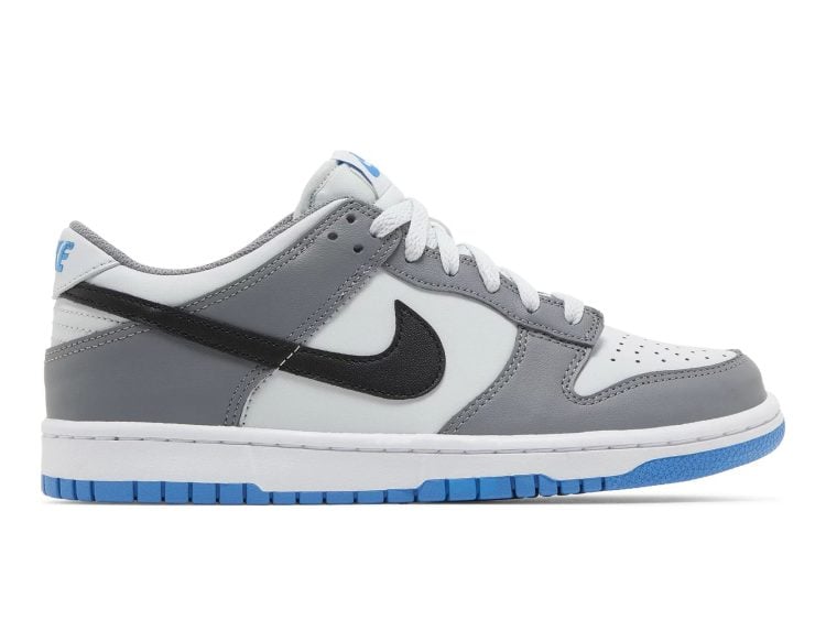 nike dunk low cool grey light photo blue (gs)