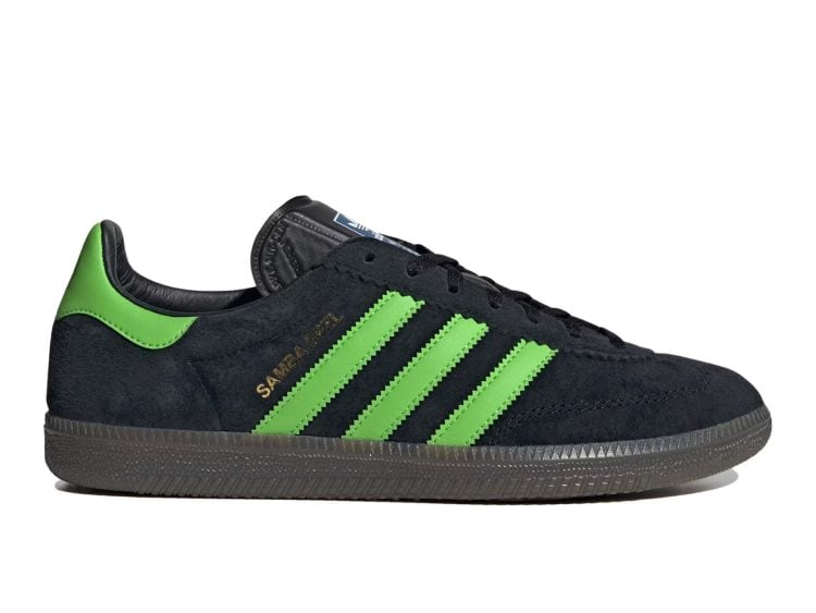 adidas samba deco spzl black lucid lime