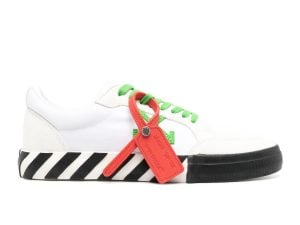 off white vulc low white lime green