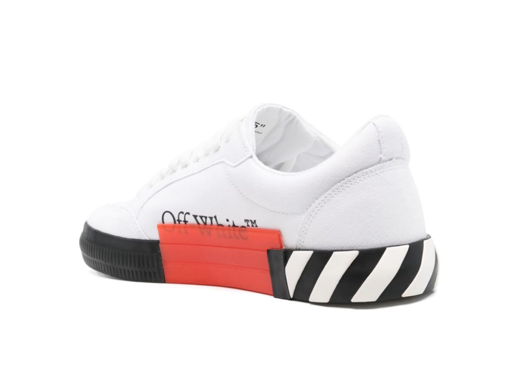 OFF-White Vulcanized Low Canvas White Black Ice - OMIA085C99FAB0060110 ...