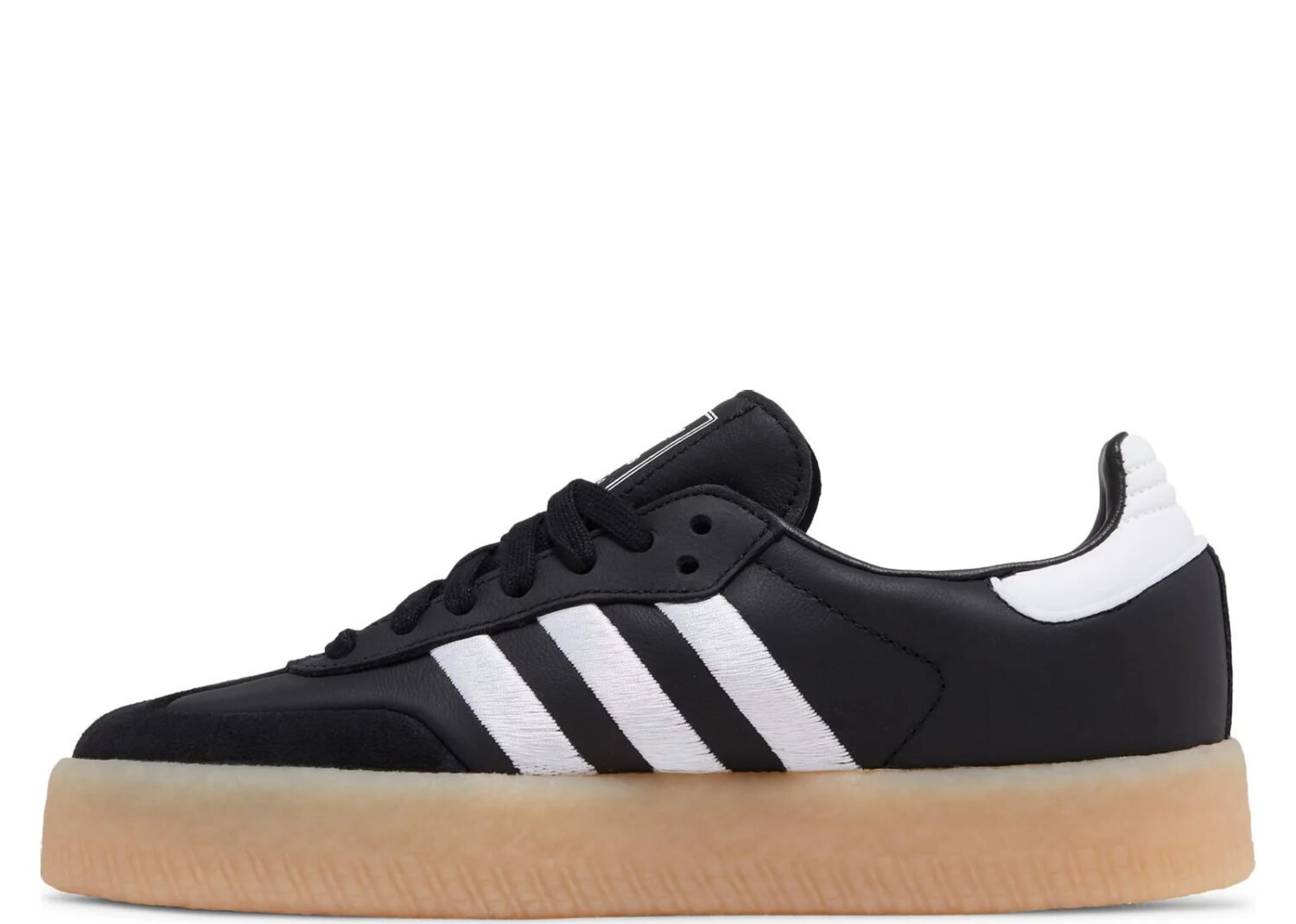 adidas sambae black white gum (w)