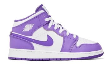 Nike Air Jordan 1 Mid Purple Venom (GS)