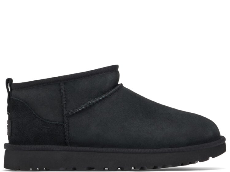 ugg classic ultra mini boot black (w)