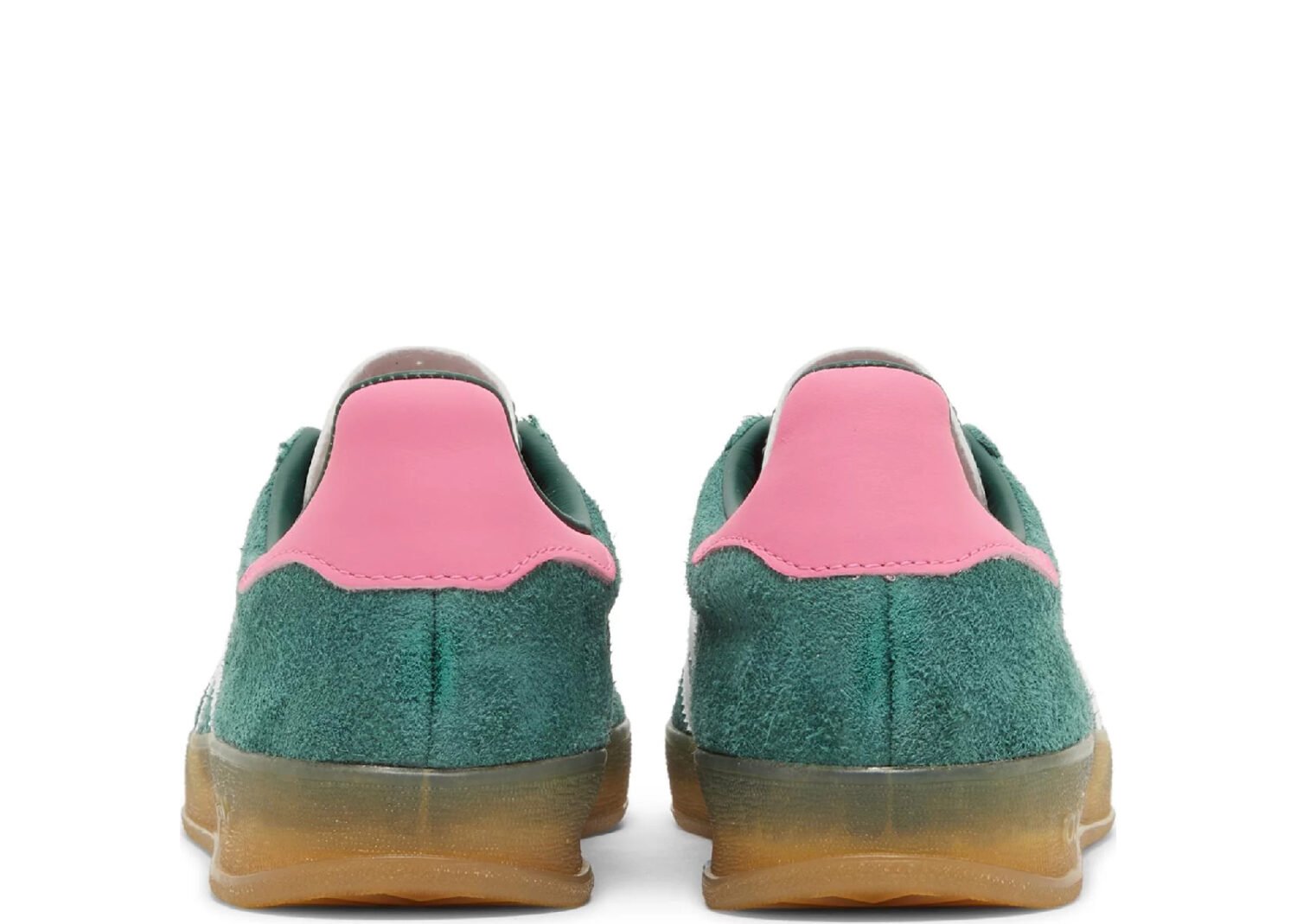 adidas gazelle indoor collegiate green lucid pink (w)