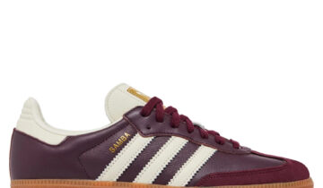 adidas Samba OG Maroon Gold Metallic