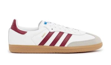 adidas Samba OG White Burgundy Gum
