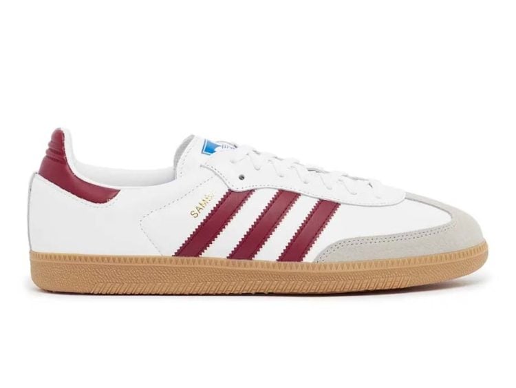 adidas samba og white burgundy gum