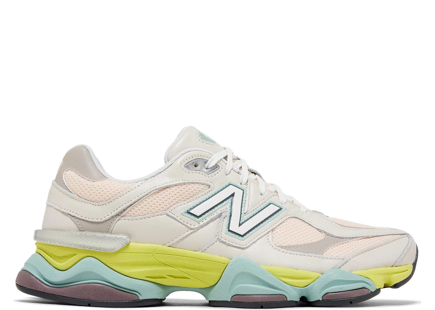 new balance 9060 moonbeam vintage rose lime