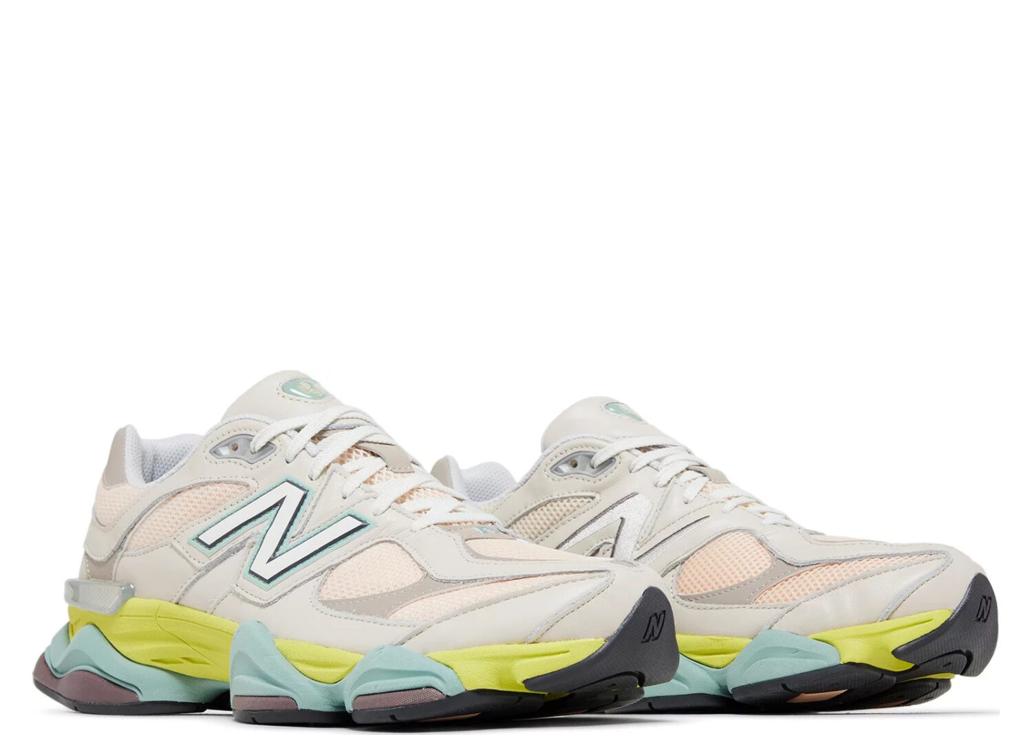 new balance 9060 moonbeam vintage rose lime