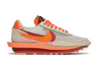 nike ld waffle sacai clot kiss of death net orange blaze