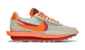 Nike LD Waffle sacai CLOT Kiss of Death Net Orange Blaze
