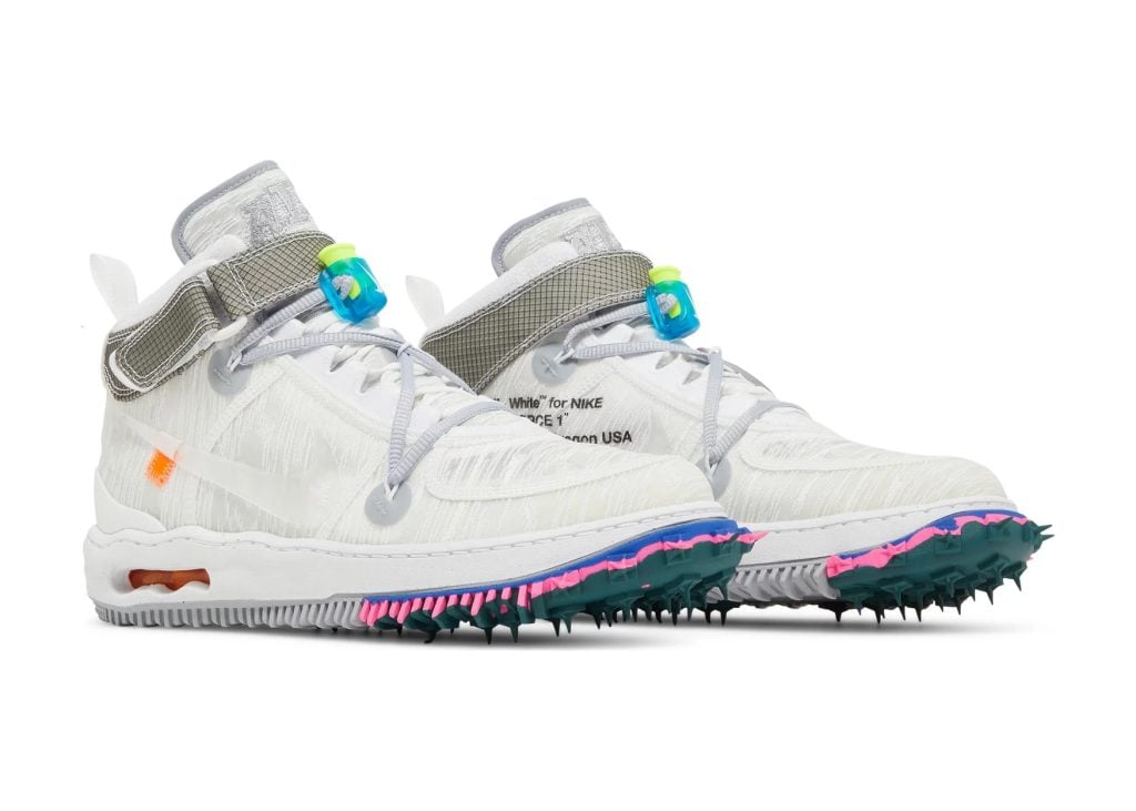 靴 off-white Nike AirForce 1 MId White 27.5 Nike Air Force 1 Mid Off-White White - DO6290-100 | Sneaker Baker