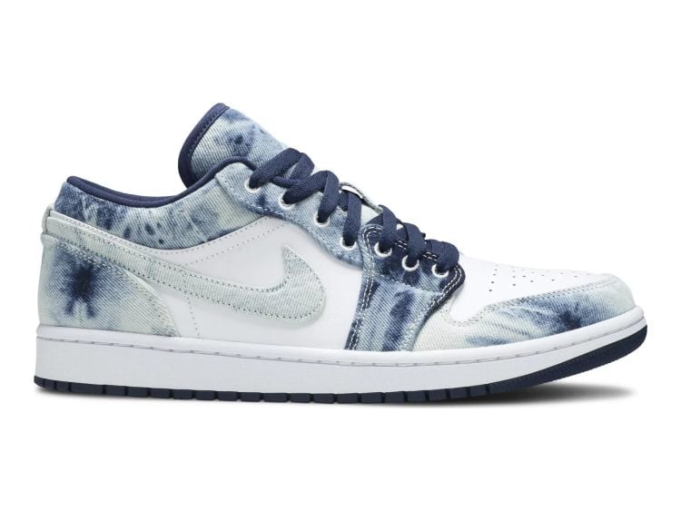 nike air jordan 1 low washed denim