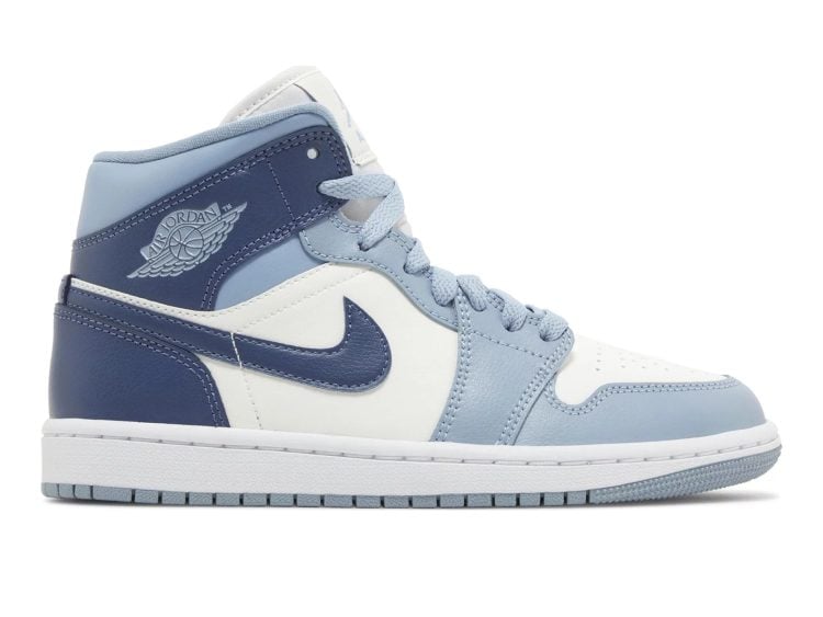 nike air jordan 1 mid diffused blue (w)