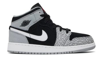 Nike Air Jordan 1 Mid Elephant Print (GS)
