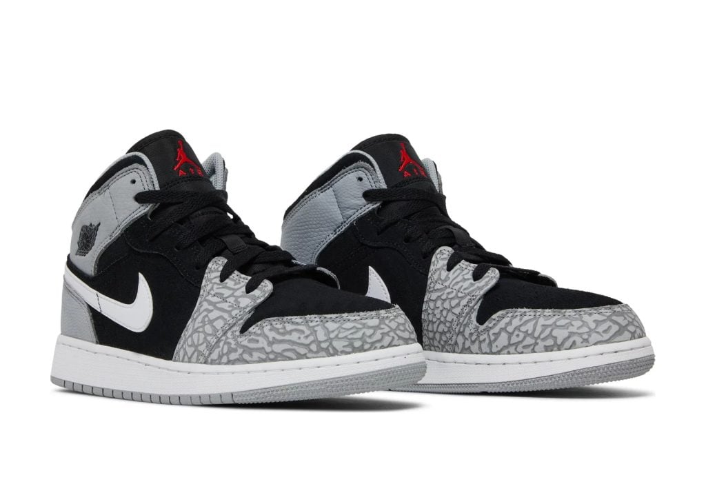 Nike Air Jordan 1 Mid Elephant Print (GS) - DM6216-016 | Sneaker Baker