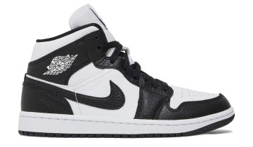 Nike Air Jordan 1 Mid Split Black White (W)