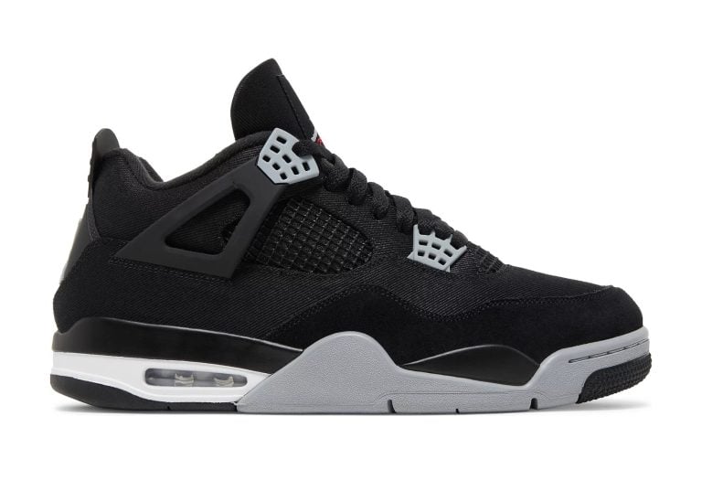 nike air jordan 4 retro se black canvas