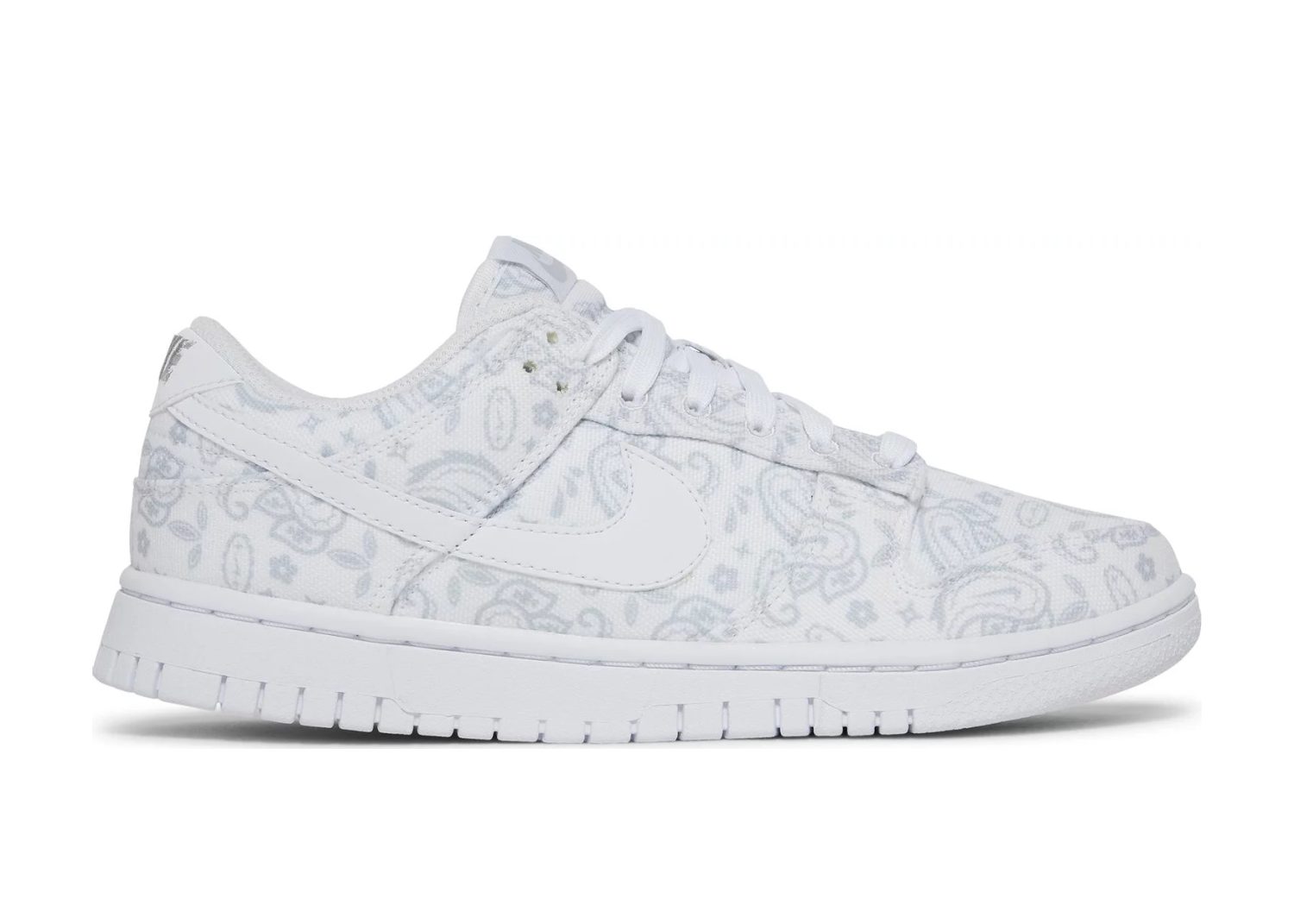 nike dunk low white paisley (w)