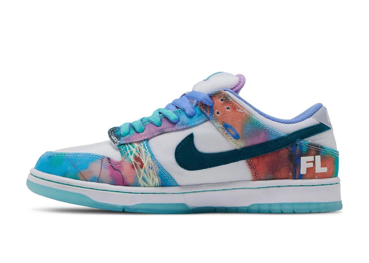 nike sb dunk low futura laboratories bleached aqua 2