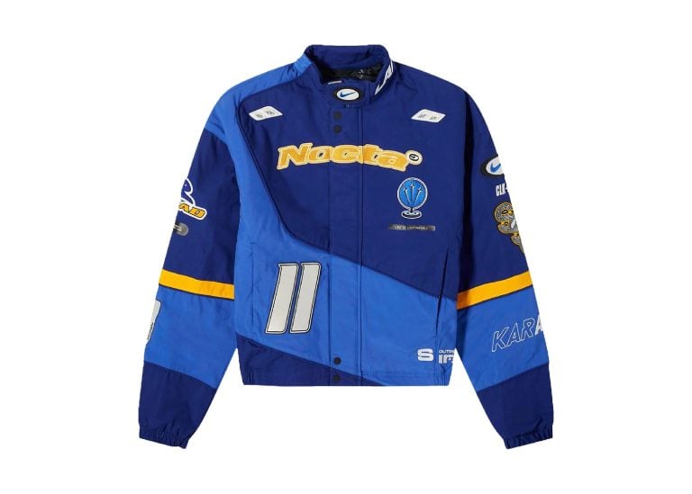 nike x nocta l art racing jacket deep royal blue