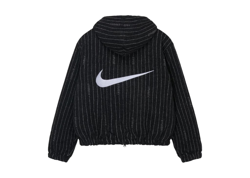 Nike x Stussy Striped Wool Jacket Black - DR4023-010 | Sneaker Baker