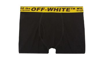 Off-White Classic 3-Pack Industrial Boxers Black Yellow