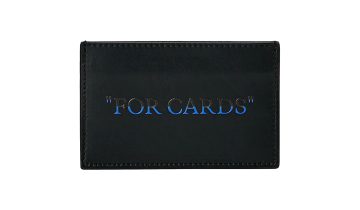 Off-White Quote Bookish Cardholder Black Blue