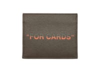 Off-White Quote Card Case Military Orange