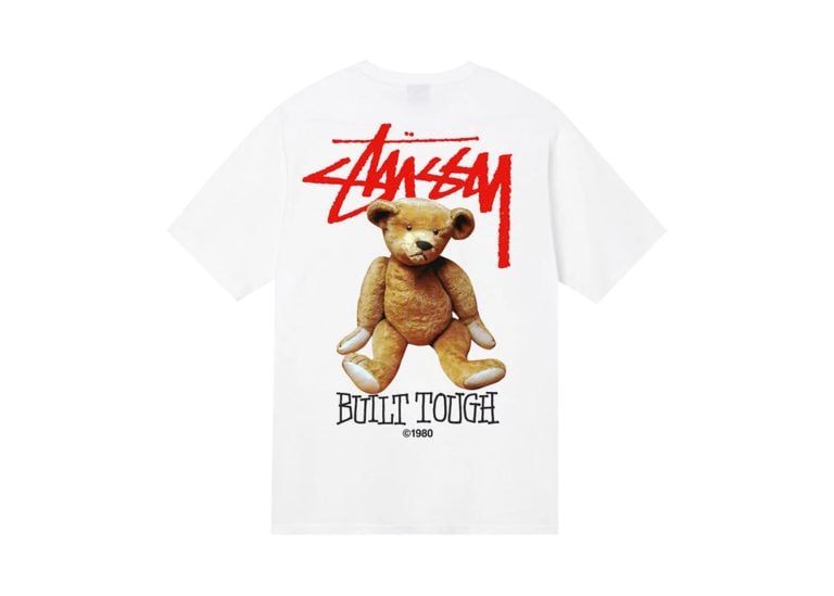 stüssy built tough tee white 2
