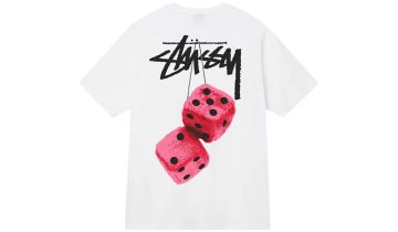 Stüssy Fuzzy Dice Tee White