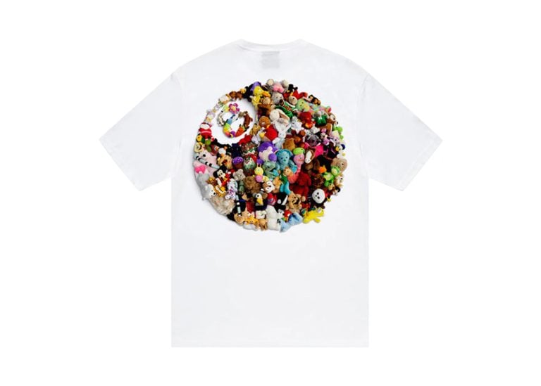 stüssy plush tee white 2