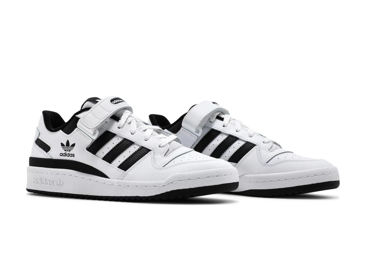 adidas forum low white black 5
