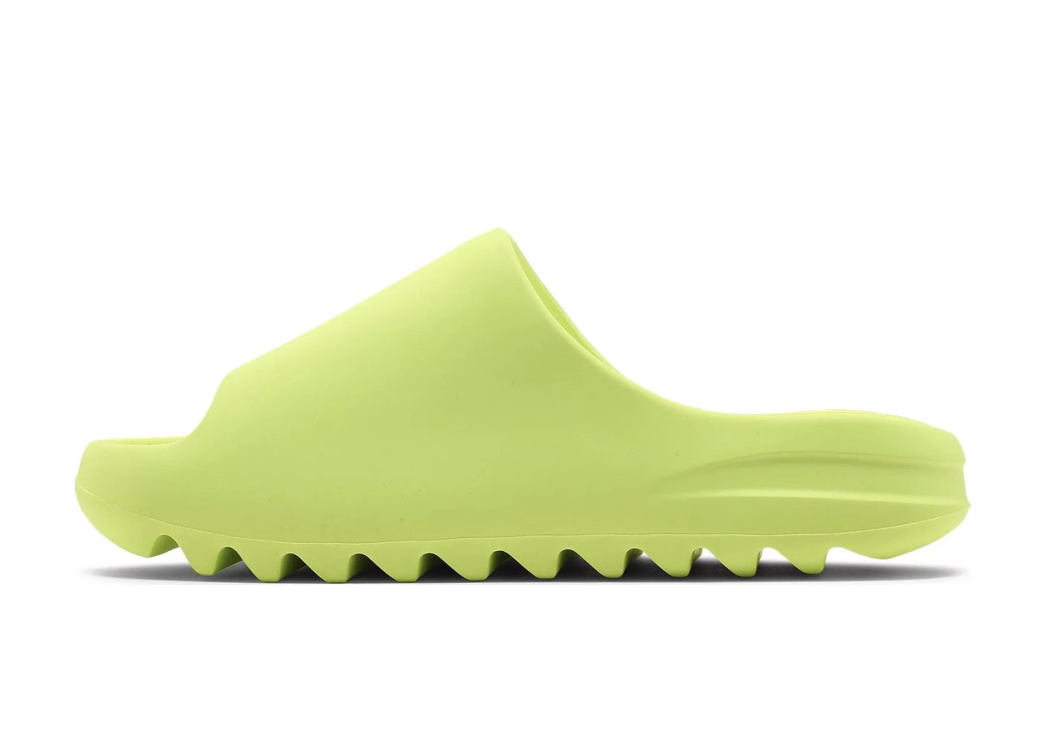 adidas yeezy slide glow green2