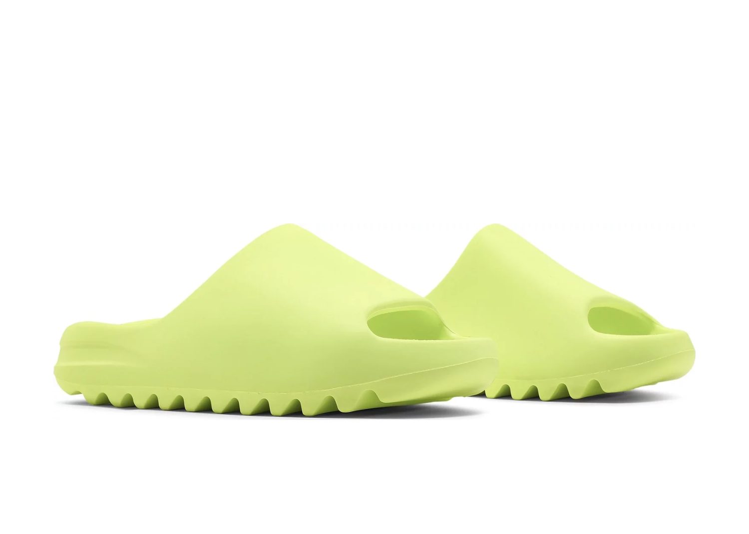 adidas yeezy slide glow green5
