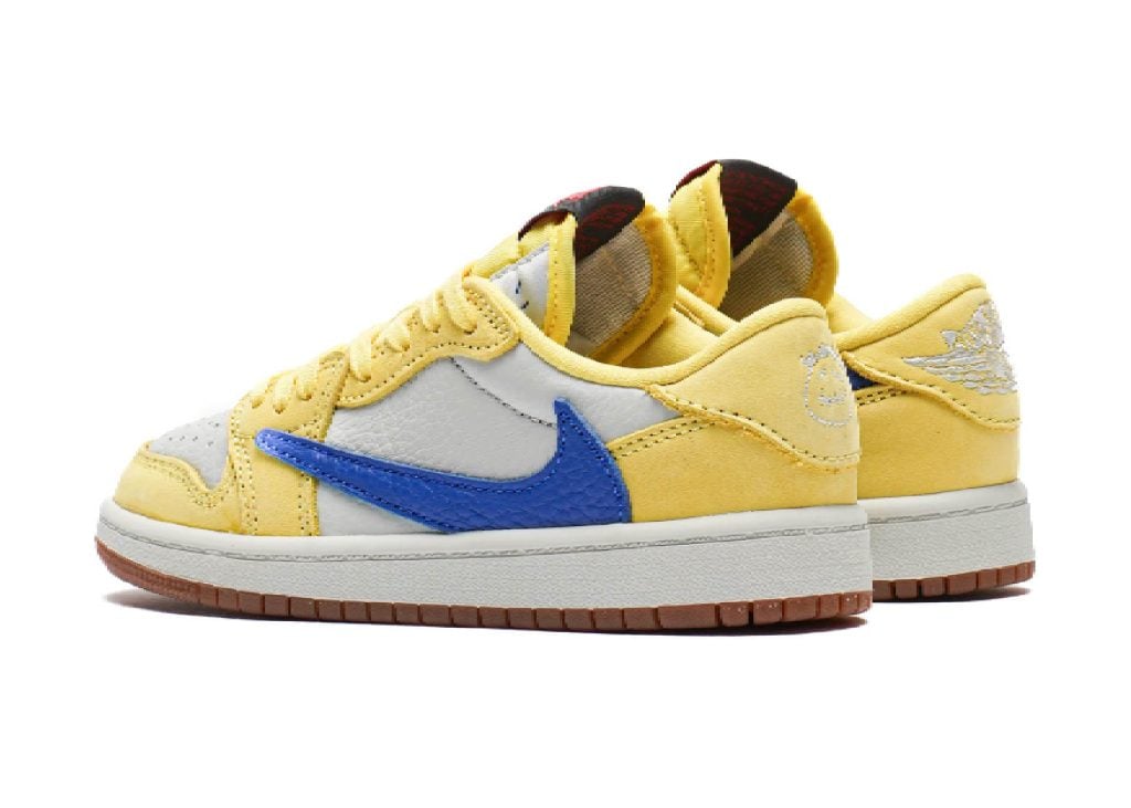 TravisScott × Nike aj1 Retro Low OG カナリー Nike Air Jordan 1 Retro Low OG SP Travis Scott Canary (PS