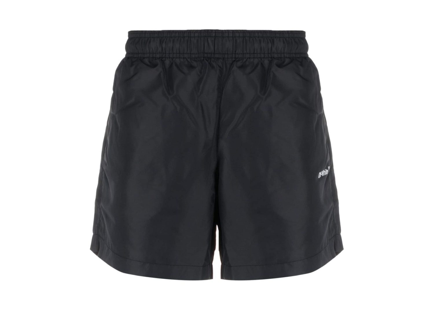 off white arrows print swim shorts black2