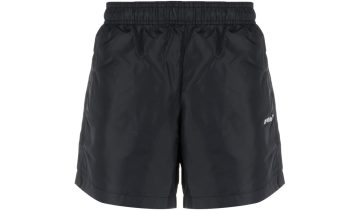 OFF-WHITE Arrows Print Swim Shorts Black