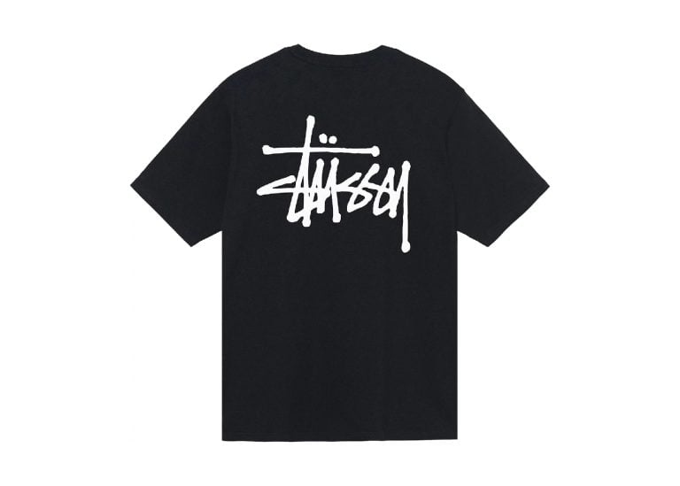 stüssy basic tee black