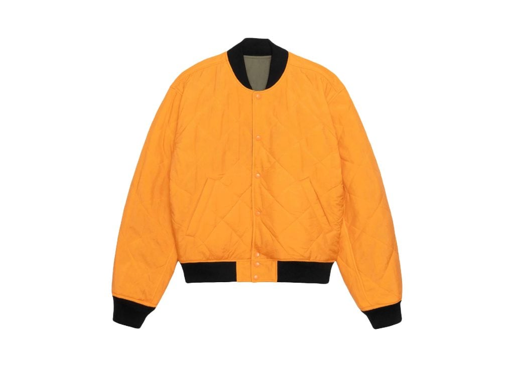 Stussy x Nike Reversible Varsity Jacket Medium Olive/Bright