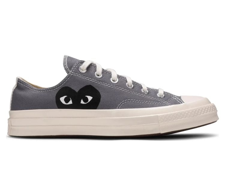 converse chuck taylor all star 70 ox comme des garcons play grey