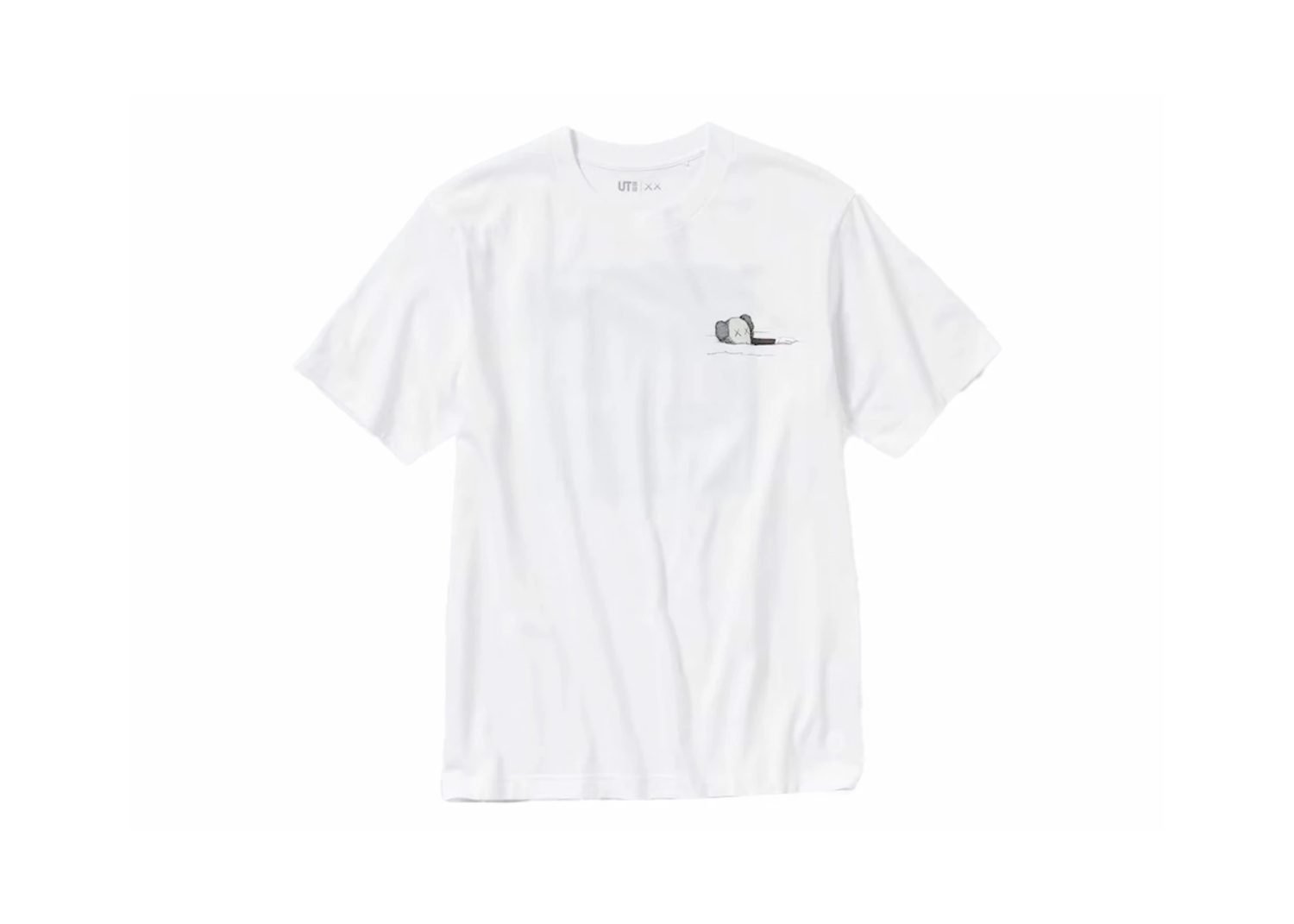 kaws x uniqlo ut short sleeve artbook cover t shirt white2