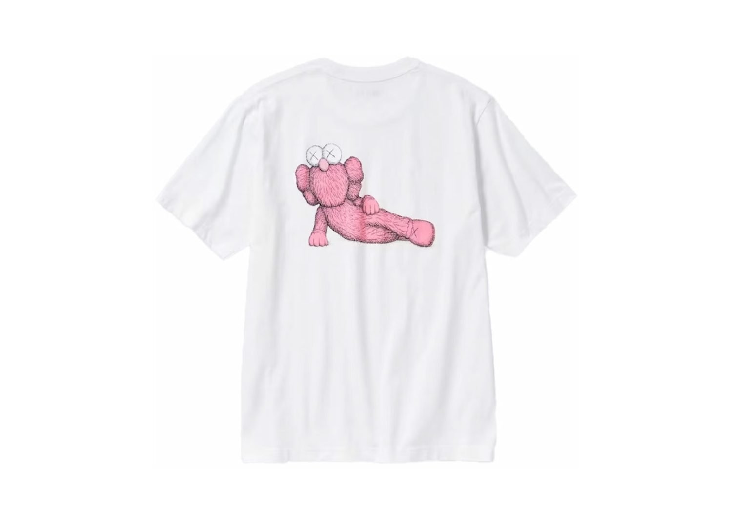 kaws x uniqlo ut short sleeve graphic t shirt white