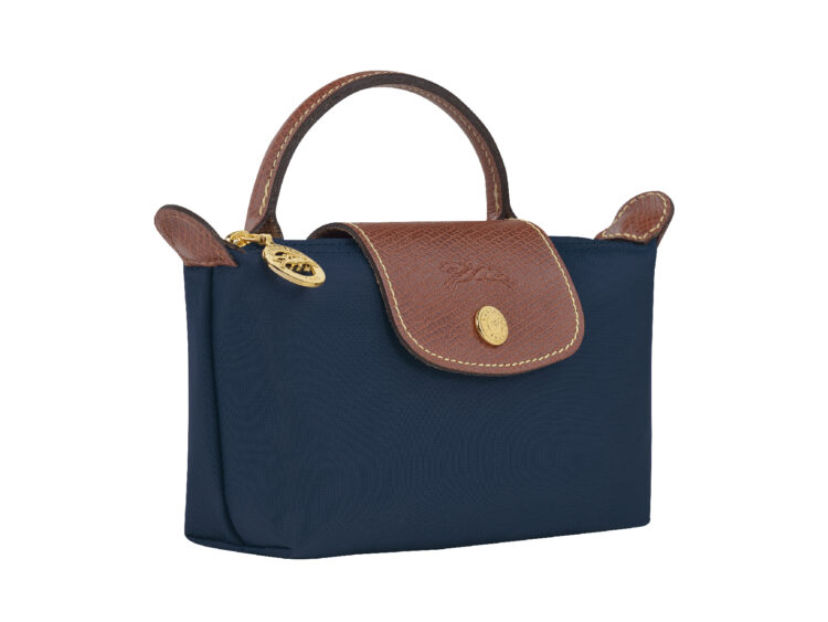 Longchamp Le Pliage Original Pouch With Handle Navy